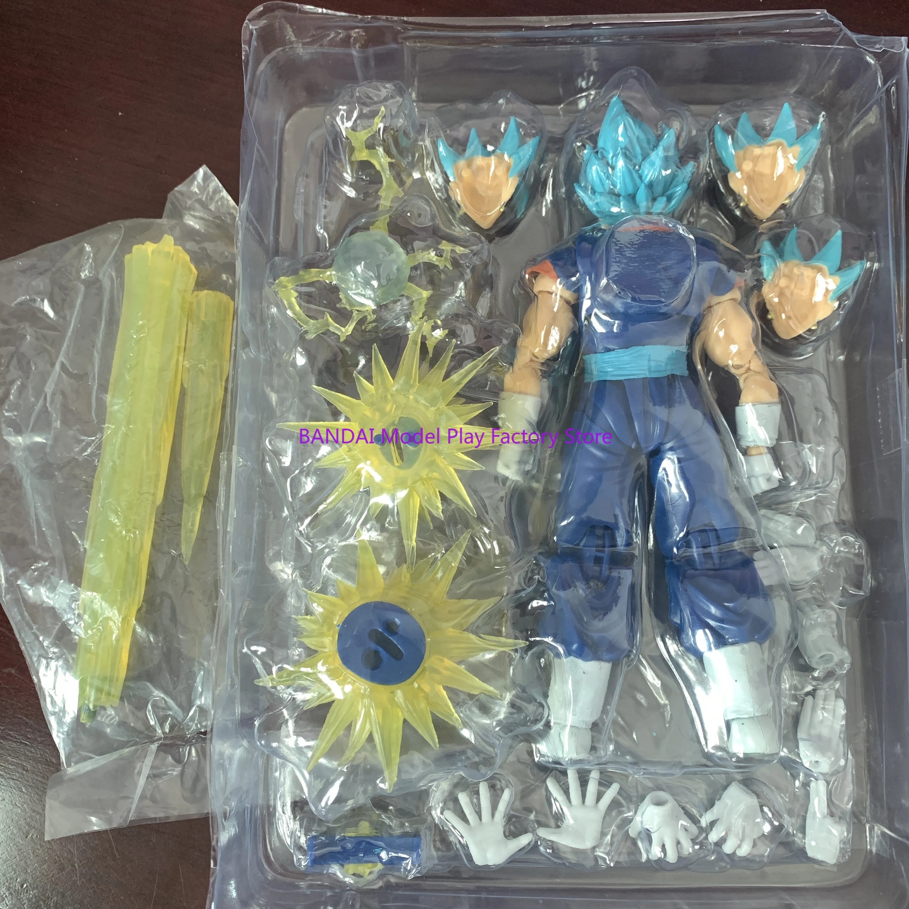 SHF Dragon Ball Super Saiyan Vegito Action Figure God Anime DragonBall Gokou Beeldje Speelgoed Kerstcadeau Collectie