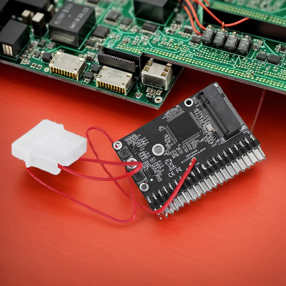 Adapter NGFF SSD na 3.5 cala IDE 44-pin Karta Konwertera NGFF SSD na 3.5 IDE Adapter Konwertera Akcesoria Komputerowe