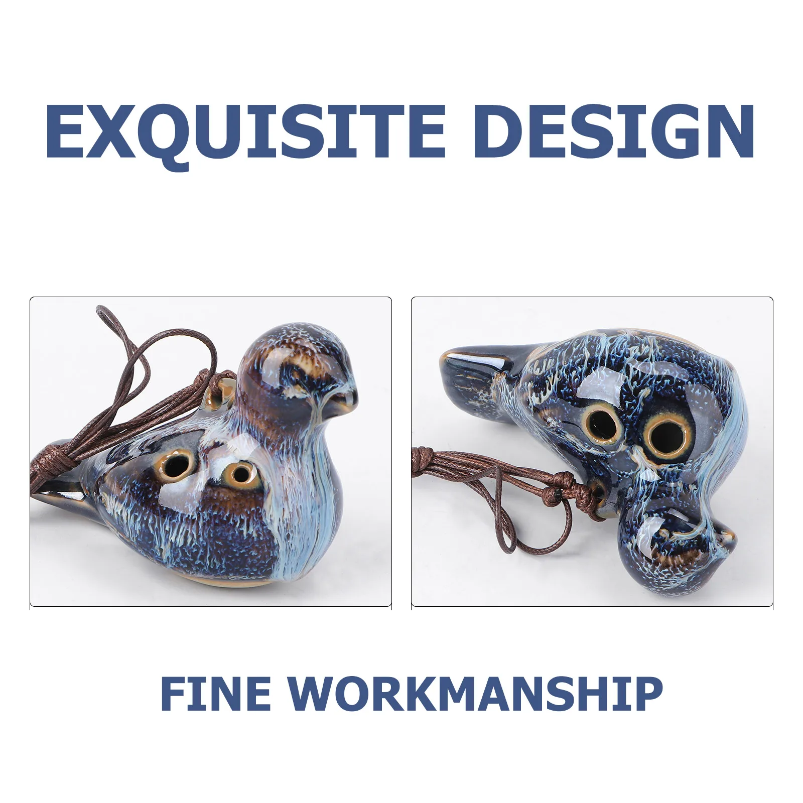 شكل الطيور 6 فتحات السيراميك الأكرينا أداة عزف موسيقى محمولة للمبتدئين الهواة المهنية لاعب هدية فكرة الأكرينا