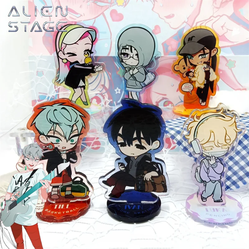 

ALIEN STAGE Sua Mizi Till Ivan Luka Hyuna, подставка для косплея, модель, тарелка, фигурка, акриловая фигурка, украшение для рабочего стола, аксессуары, реквизит