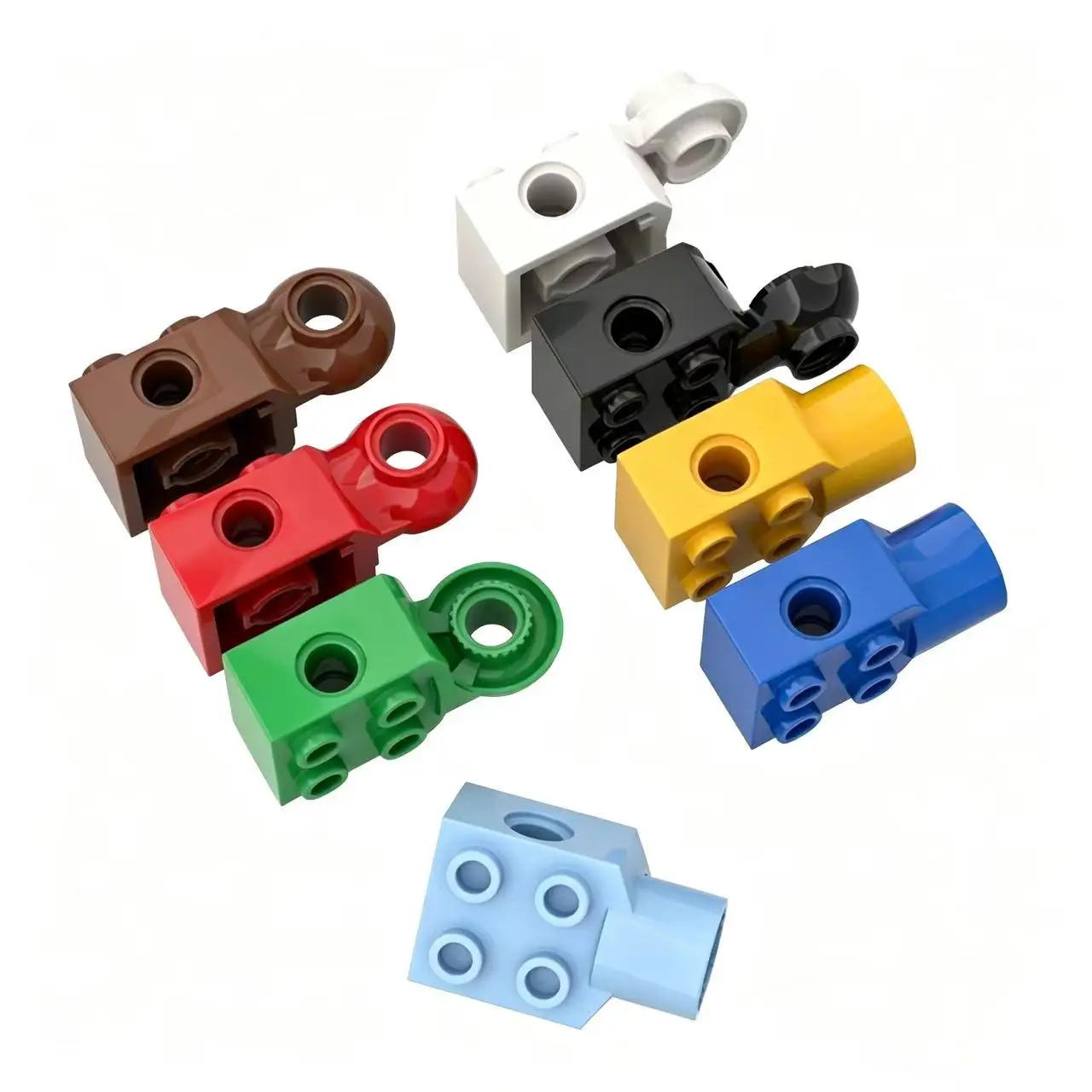 20pcs High-Tech Hinge Rotation Joint Ball Loop Assembly Building Blocks Parts Educational MOC Toys Compatible 48169 48170 48171