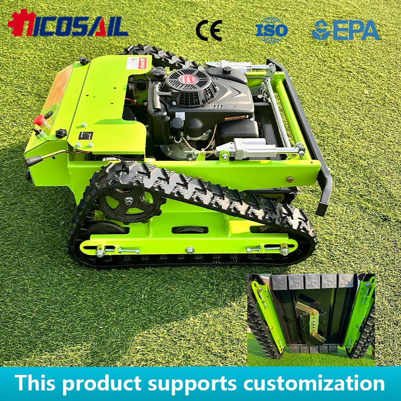 CE Approved Light Duty Remote Control Lawn Mower Compact Lightweight For Home Use