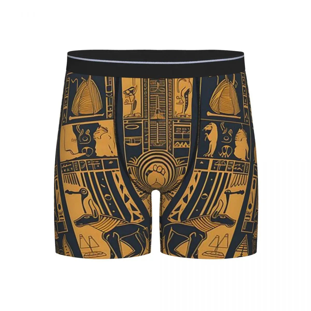 

Long Boxer Underpants Shorts Ancient Egyptian Hieroglyphs Egypt Culture Panties Male Ventilate Underwear for Homme Man Gift