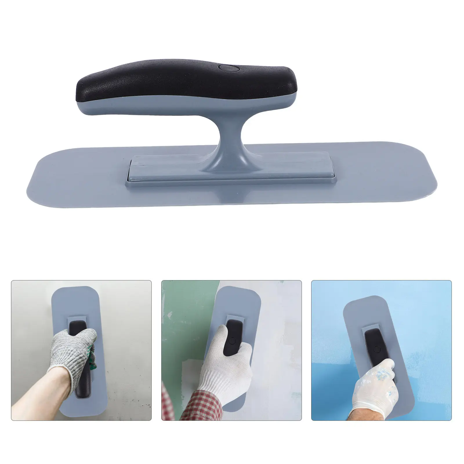 

Plastic Trowel Rounded Edge Putty Knife Finishing Trowel for Plastering Drywall Masonry Surface Smoothing Tool Hand Finishing