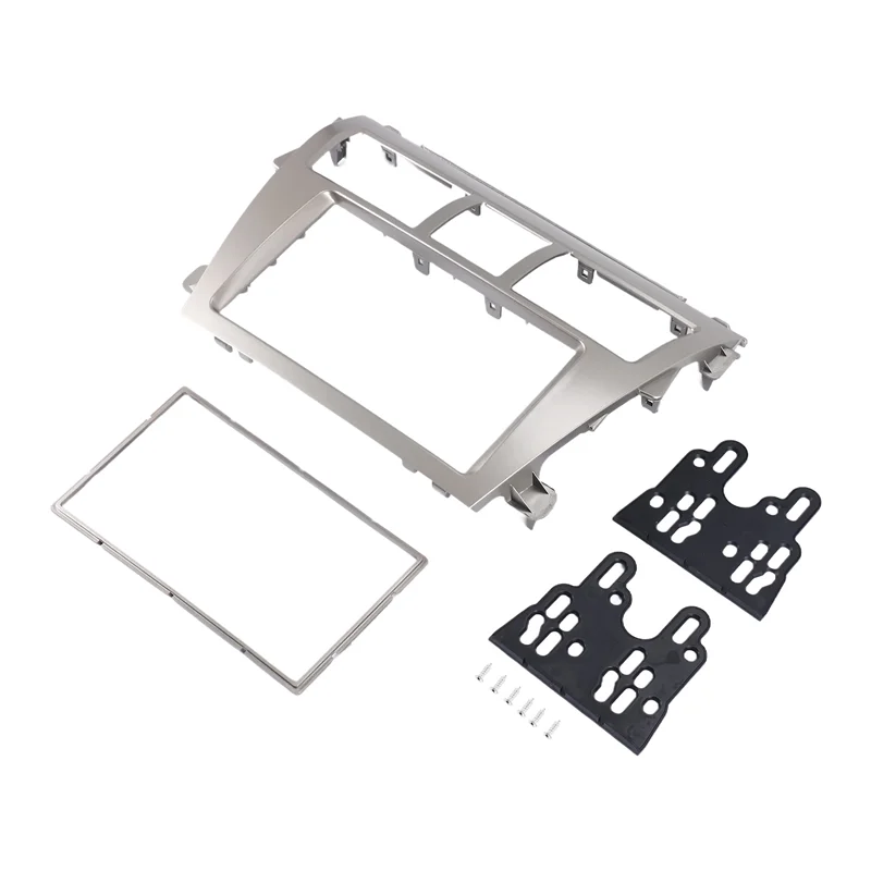 

AMEXIAOXU 2 DIN Car Stereo Radio DVD Player Frame Fascia Panel Trim For Toyota Vios 2007-2012, Belta 2005-2008, Yaris Sedan 200