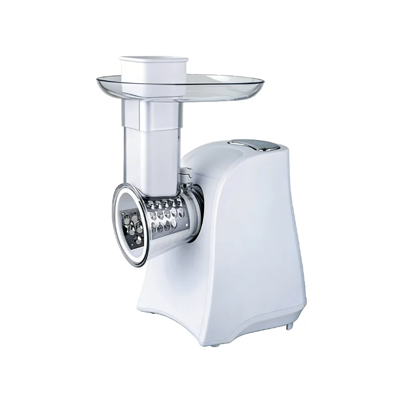 Electric Fruit Vegetable Cheese Slicer 5 Cutting Blades Grate Slice Shave, Chop Shred Salad Maker Detachable Parts Easy to Clean