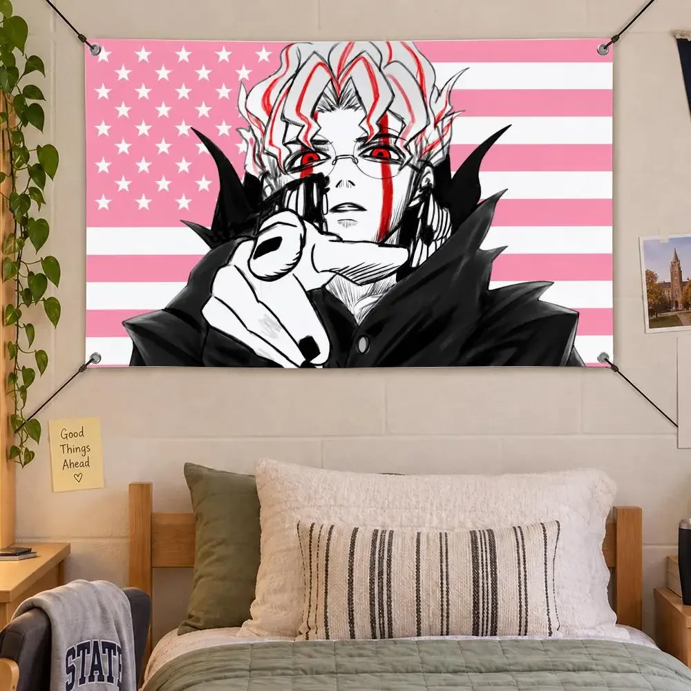 Supernatural DAN DA DAN Ken Takakura Flags Decorative Flag Banner Indoor Bedroom Dorm Gaming Room Wall Party Club Decor Fan Gift