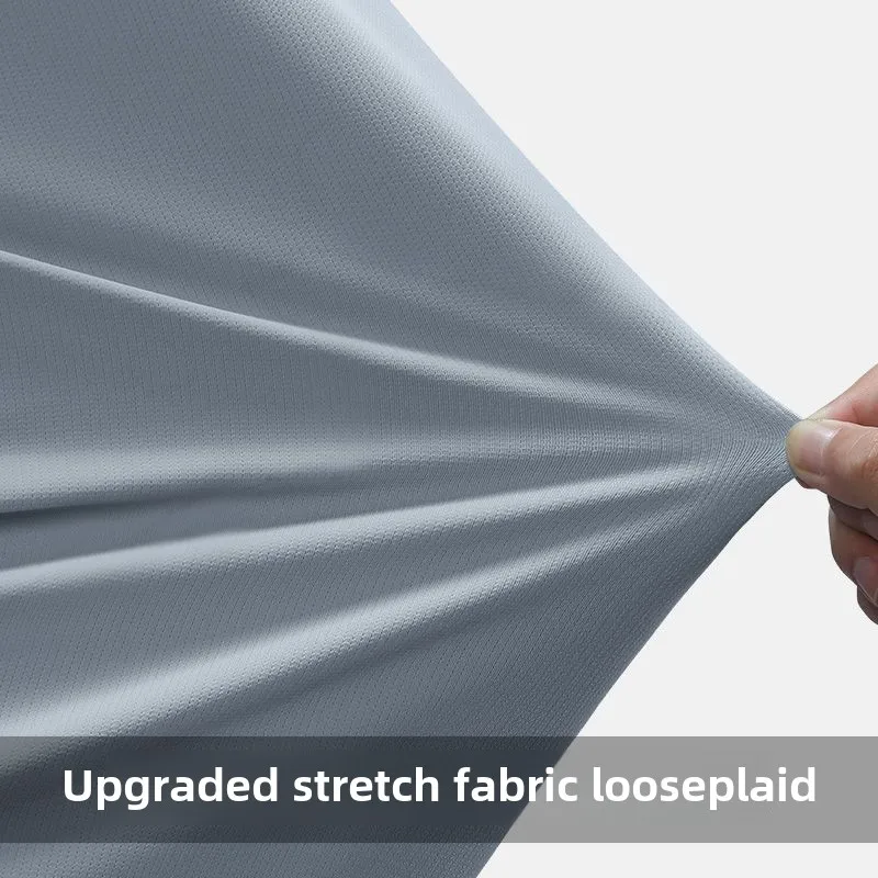 New Quick-drying Men's T-shirt Sports Ice Silk Short-sleeved Half-sleeved Summer Thin Fitness Clothes Running Clothes Suit