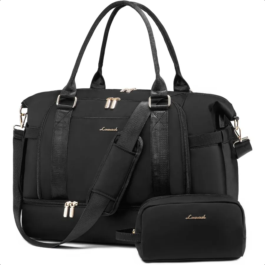 

Gym Bag for Women Travel Duffel Bag with USB Charging PortWeekender Bags for Women with Shoe Compartment Carry on Overnight Bag
