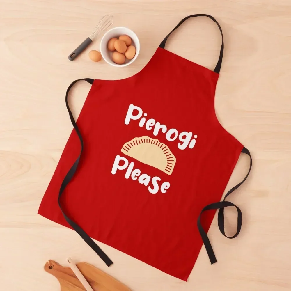 Pierogi please - Poland Polish Food Polska Polak Apron For Women Kitchen Woman Kitchens Womens Dresses Christmas gift Apron