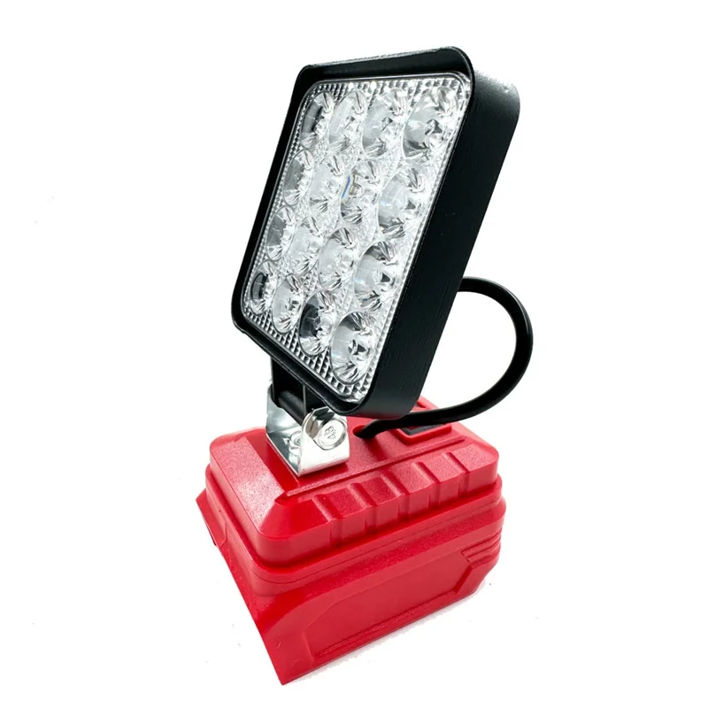 НОВЫЙ светодиодный рабочий фонарь для Makita/DeWalt/Milwaukee/Bosch 18 В, литий-ионный аккумулятор, беспроводная лампа для кемпинга, аварийный прожектор, фонарик