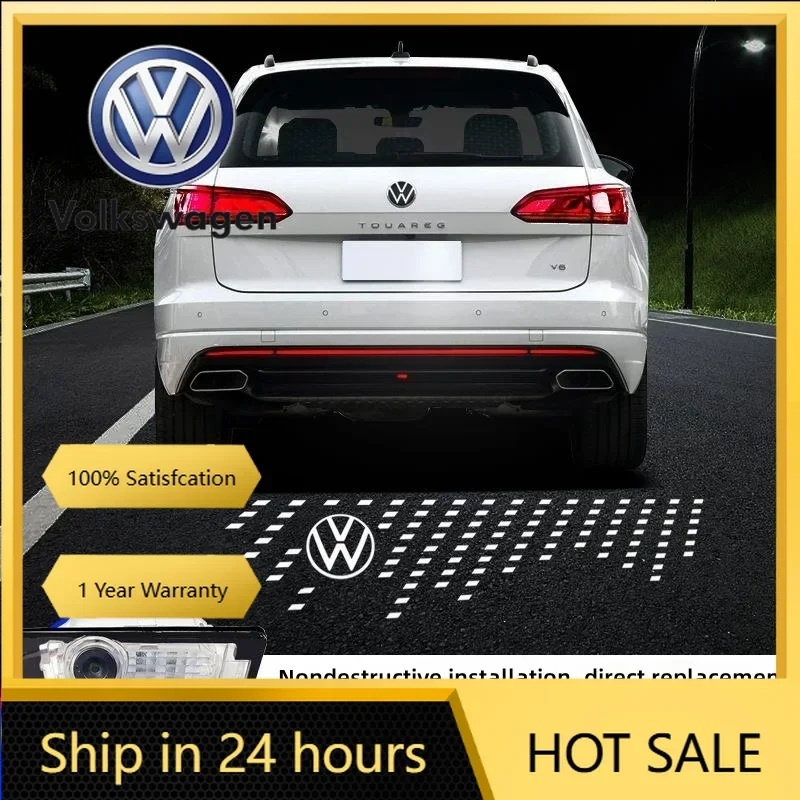 

Новинка 2026, подстаканники, проекционная лампа номерного знака, светодиодные декоративные фонари, атмосферные фонари для Volkswagen Polo Golf Passat Tigua