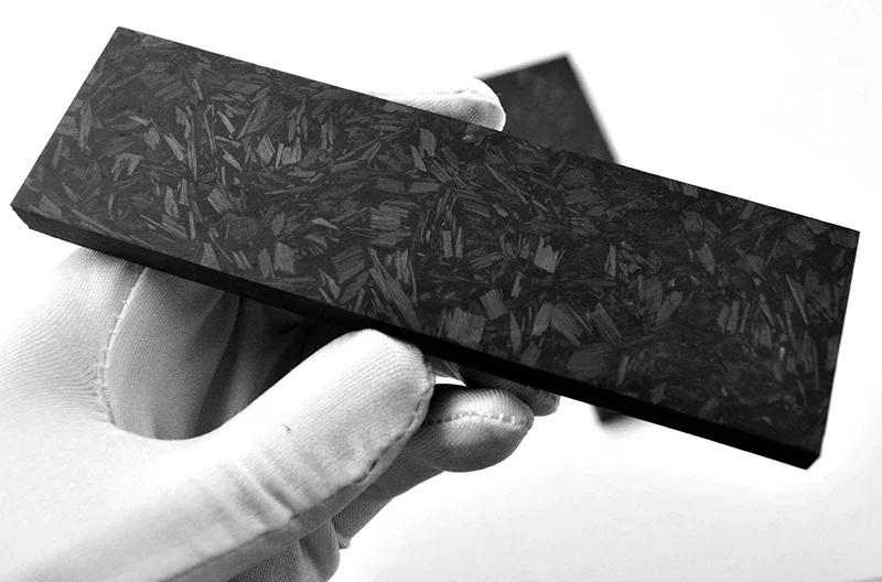 Marbled CF Shred Carbon Fiber-Natural DIY Knife handle Material make knife handle Carbon Fiber Material