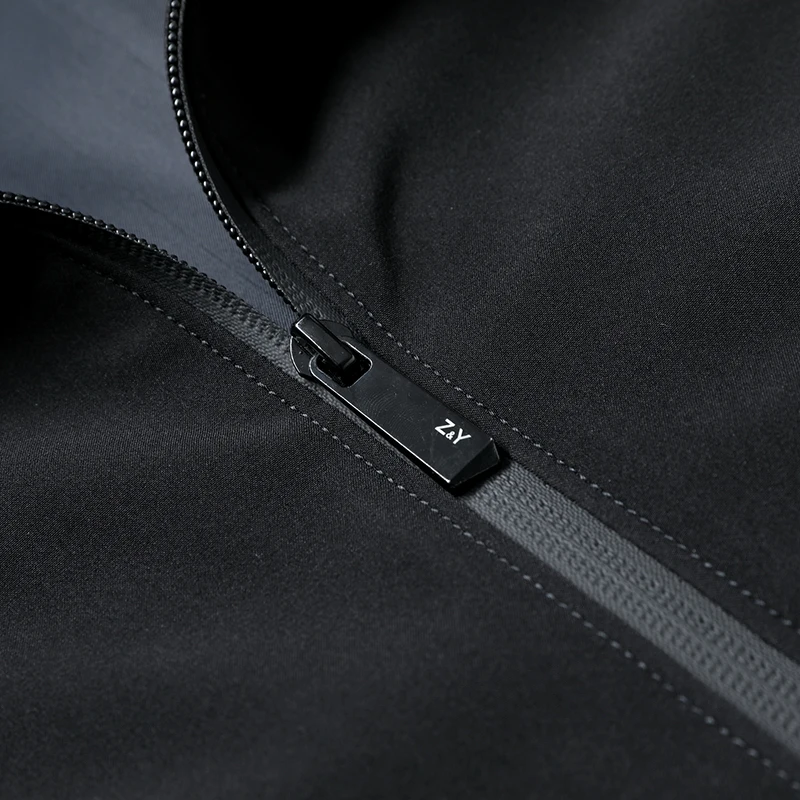 Pánské kabáty a bundy nejvyšší kvality, ležérní móda, stojáček, streetwear, pánské kabáty a bundy, větrovka na zip, jednoduché pánské oblečení 2025 - náhled 5