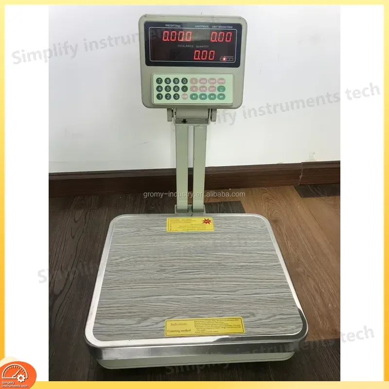 Electronic Price Scale Digital Price Calculation Scale with LCD Display Weighing Scale for Retail Supermarket Store Cashier