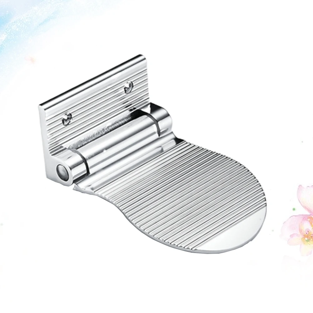 

Bathroom Foot Rest Anti-Slip Foot Pedal Step Aid Grip Holder Pedal for Bathroom Shower Shaving Silver