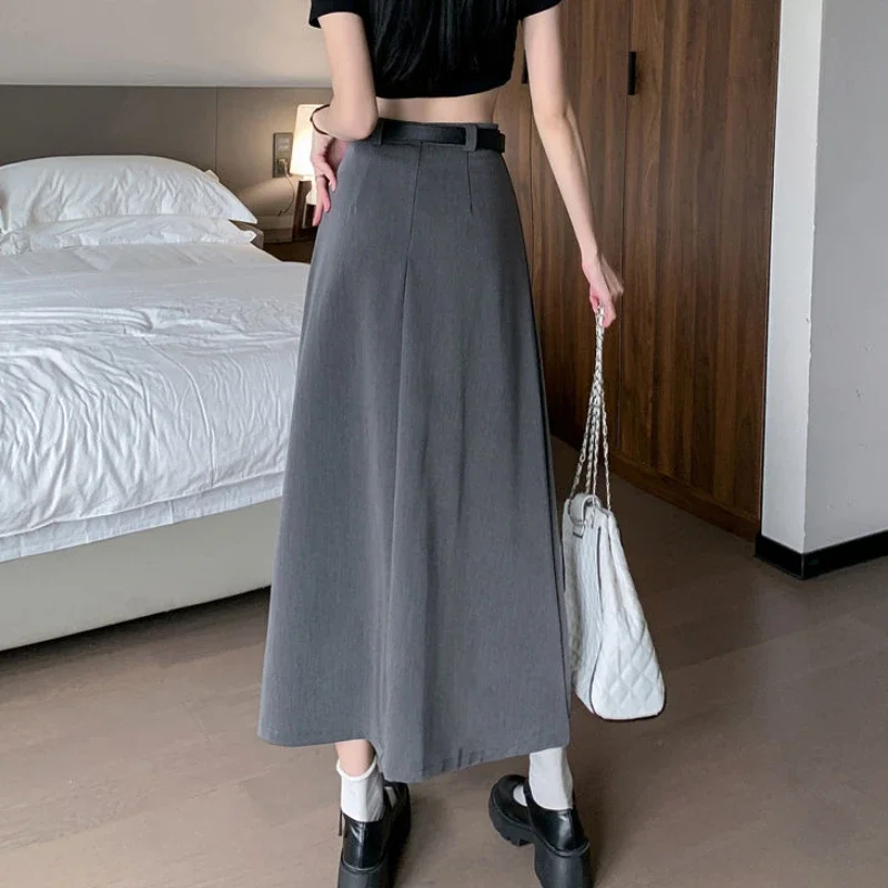 Black Pleated JK Skirts Women Preppy S-5XL Baggy Temper Midi Japanese Aesthetic High Waist Y2k Fashion Streetwear Minimalist Ins