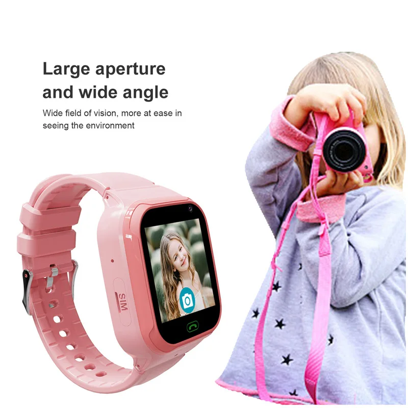 Smart Phone Watch WIFI LBS SOS Location Video Call Chat Remote Monitor IP67 Waterproof Children 4G Kids Clock Christmas Gifts