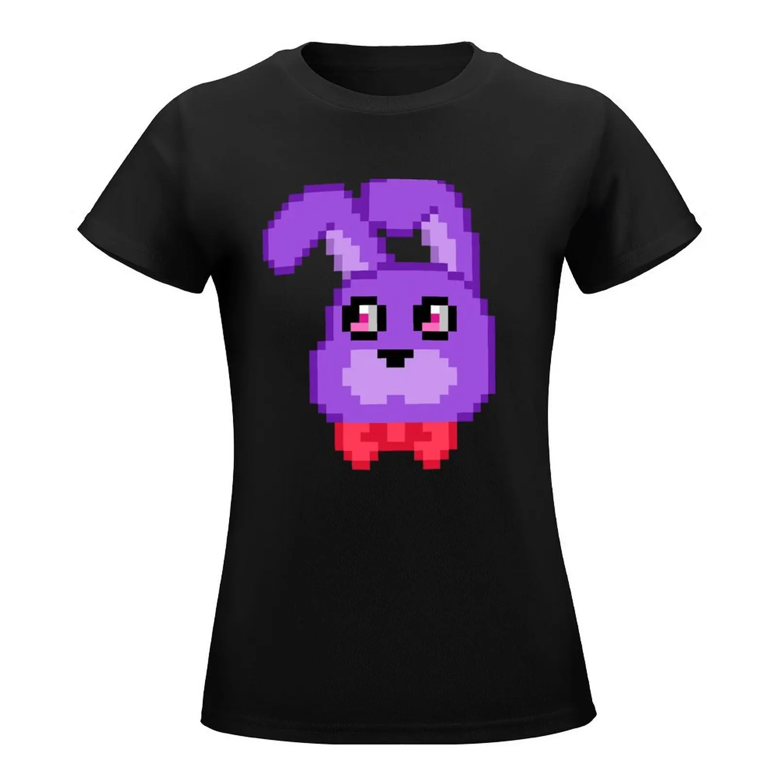 Pixel Bonnie T-Shirt tees anime clothes female plus size t shirts for Women loose fit