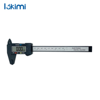 Digital Vernier Caliper 150mm 100mm, Carbon Fiber Electronic Caliper with Digital Display, Micrometer Measuring Tool LK-AA09