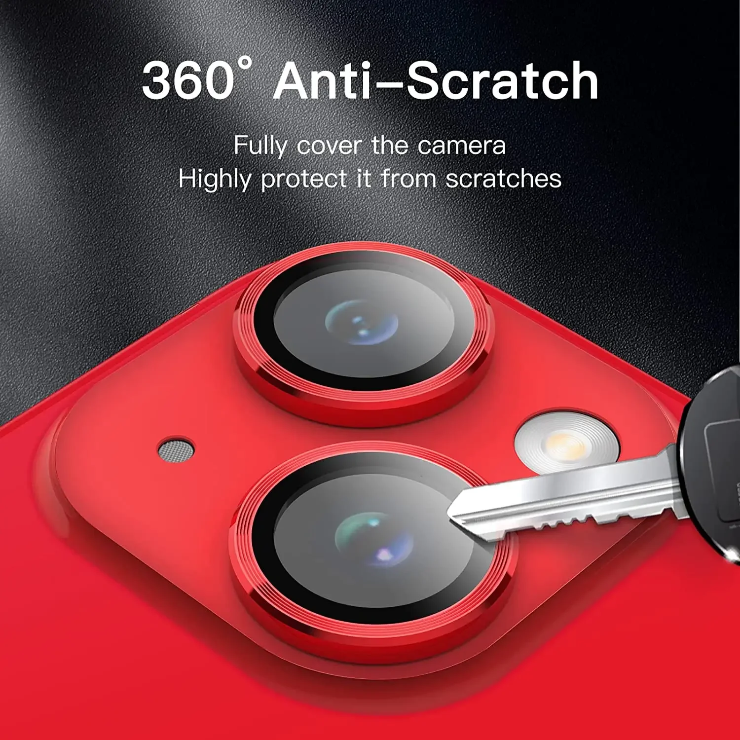 3D Tempered Glass Metal Camera Lens Protector, Película protetora, Proteção para iPhone 15, 14, Plus, 13, Pro, Max, 12, Mini, 11, 14Pro, 15Pro