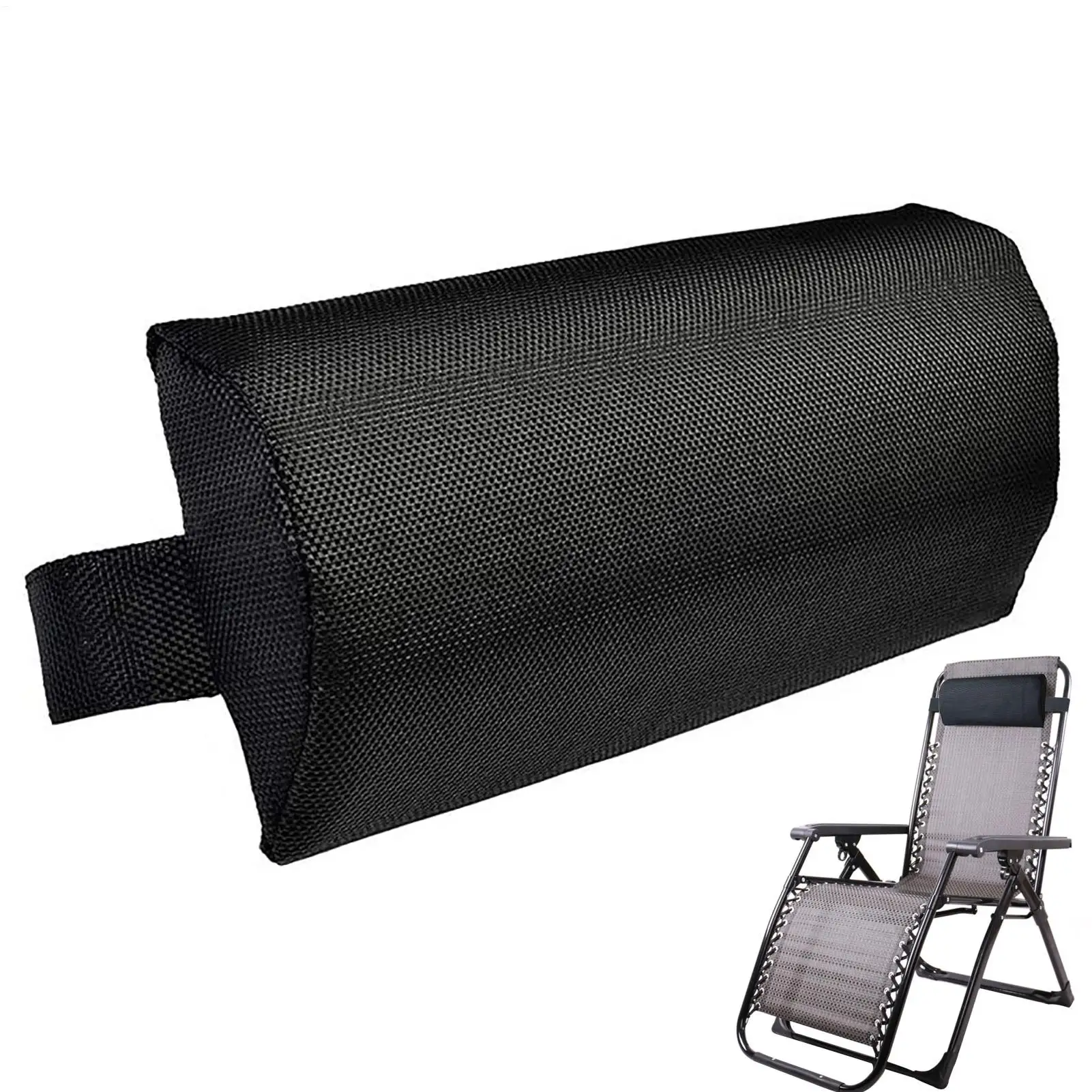 Pool Lounge Chair Pillows Ledge Lounger Pillow with Strap Universal Removable Camp Terrace Lounge Chair Lunch Break Rest Pillow