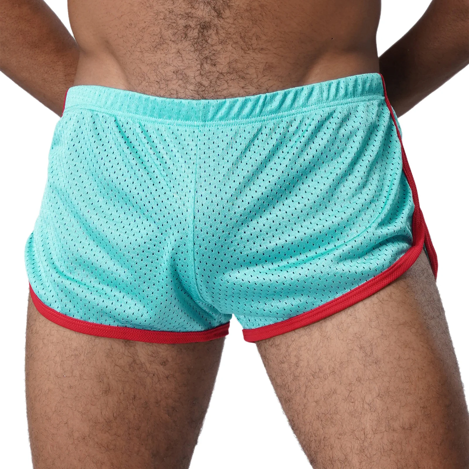 

Купальники, мужские плавки, дышащие шорты-боксеры, эластичная талия, цветные шорты с подшивкой, спортивные шорты, костюмы для спортзала и фитнеса