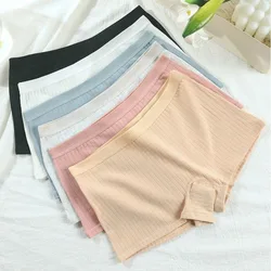 Cotton Panty For Women Mid Waist Safety Pants Boxer Underwear