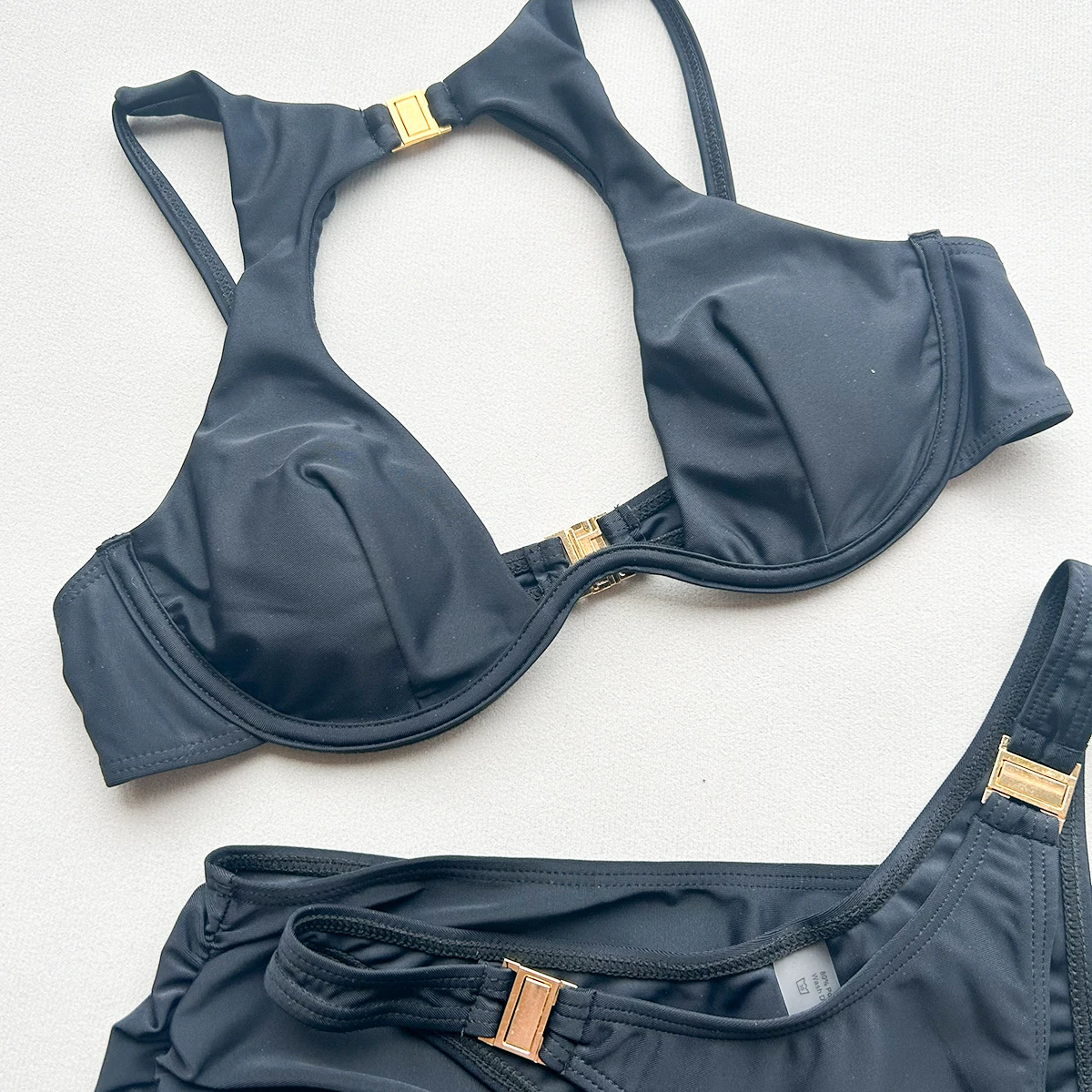 3 Piece Bikinis 2026 Sexy Women Swimsuit Swimwear Female Solid Push Up Bikini Set Biquini Bathing Suit Cover Up Beachwear - Image 3