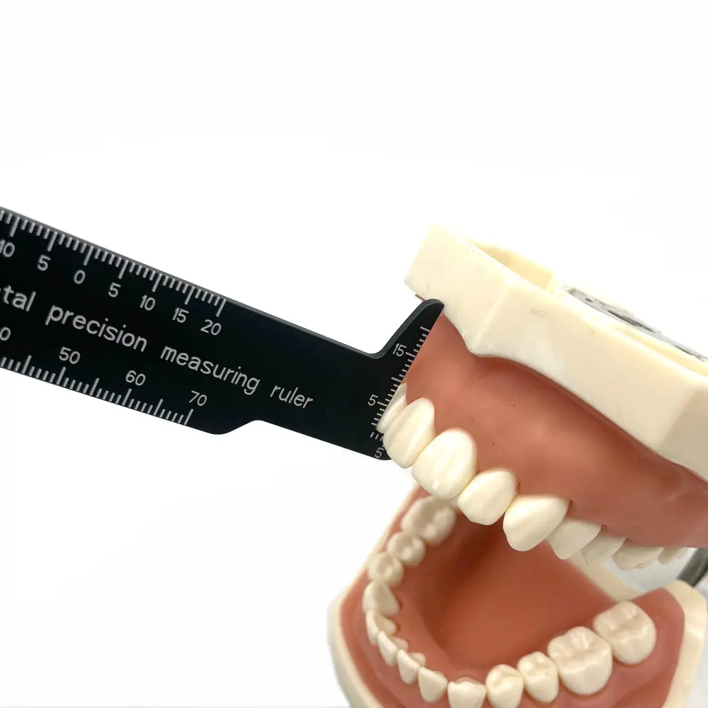 1pc Dental Precision Measuring Ruler Medical Tool For Photography And Dentistry Dental Supplier