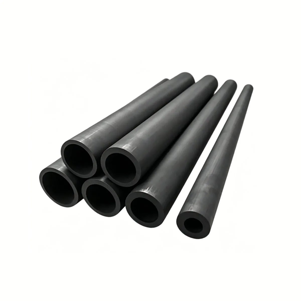 SiC Ceramic Pipe Pressureless Sintered Silicon Carbide Solid Rod High Thermal Conductivity Heat &