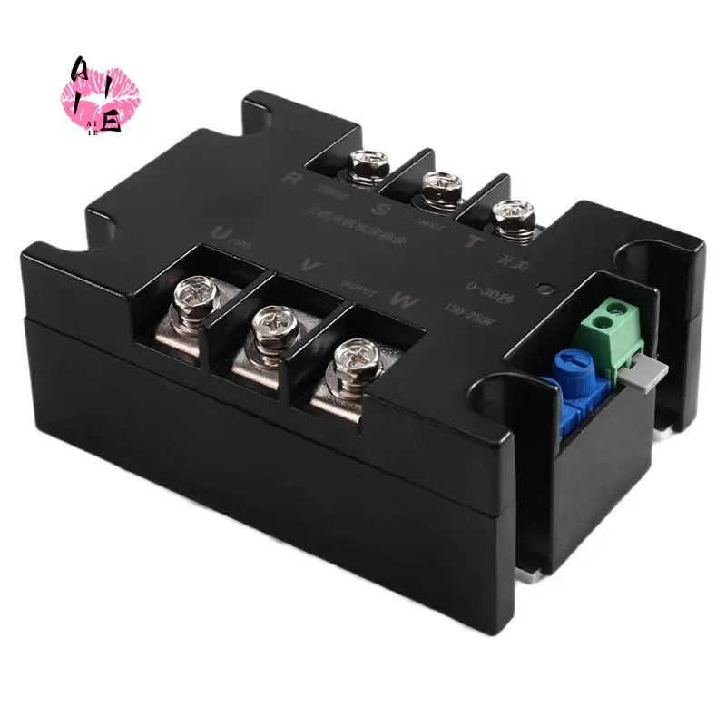 A11E-Three-Phase Motor Soft Start Module Soft Start Cabinet Soft Stop Slow Start Online Step-Down Soft Starter 30WA-R1 3KW