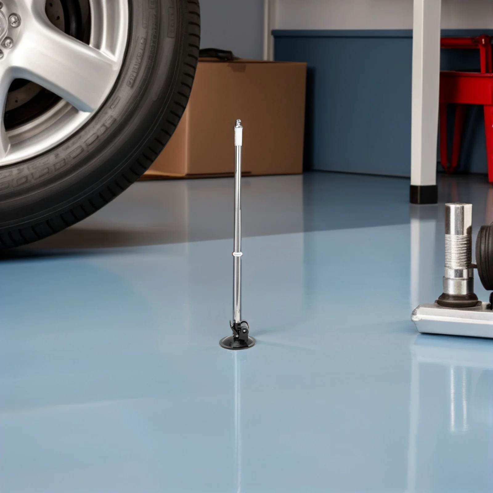 

2pcs Mini Holder Small Table Flag Stand With Suction Cup Car Flagpole For Desk Decor - Vehicle Mounted Flag Display Support