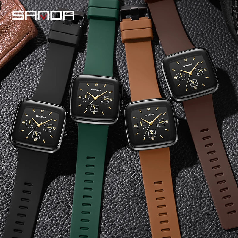 男性用レザー腕時計,新しいデザイン,個性,ファッショナブル,高級,ビジネス,クォーツ,レジャー,スポーツ,ランニング,トレンド1112