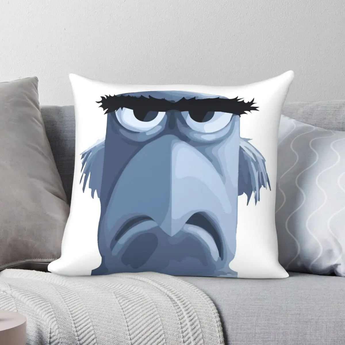 Uncle Sam The Eagle Square Pillowcase Polyester Linen Velvet Printed Zip Decor Pillow Case Sofa Seater Cushion Cover 18