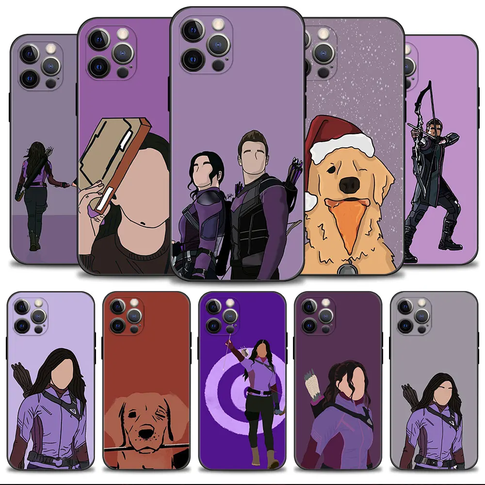 Marvel Hawkeye Dog No Face Art Phone Case For Apple iPhone 15 14 13 12 11 Pro Max 13 12 Mini XS Max XR X 7 8 Cover Funda