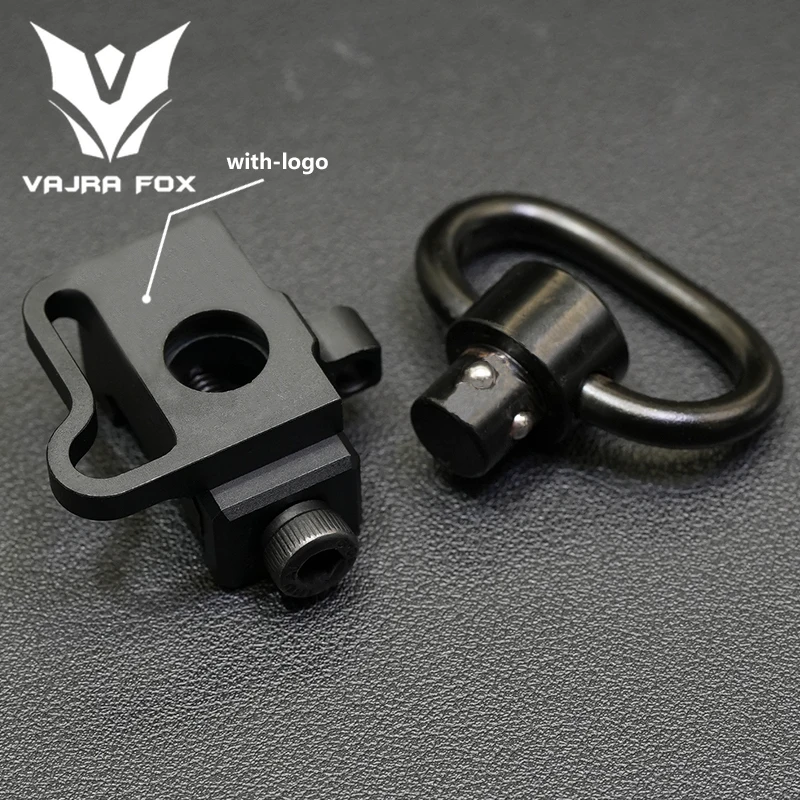 

VTAC Sling Quick Release Mount Tactical QD Sling Swivel Base Button Adapter Fit 20MM Picatinny Airsoft Sling Connect Accessory