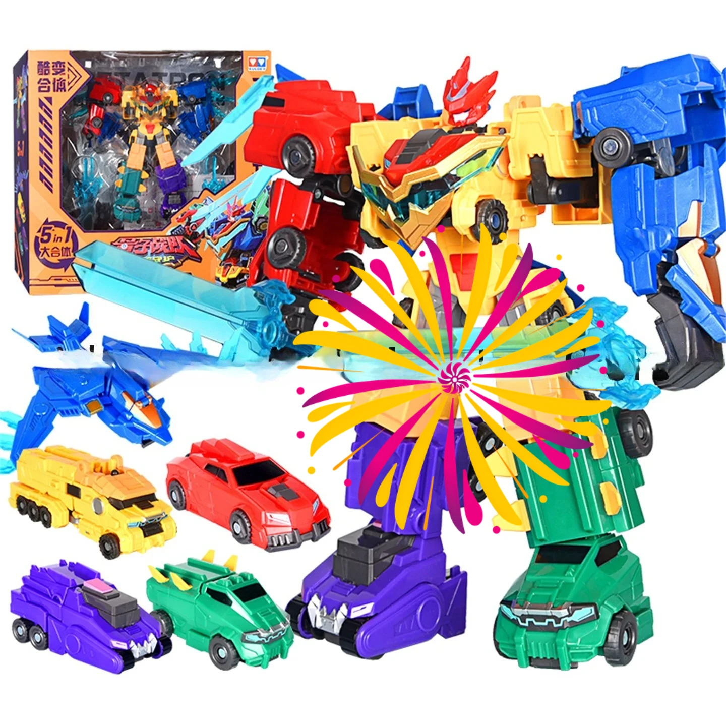 

New QUANTUAM HEROES Transform Combined Robot Action Figures Toys Super Quantum Troops Mecha Deformation Model Dinosaur Chariot
