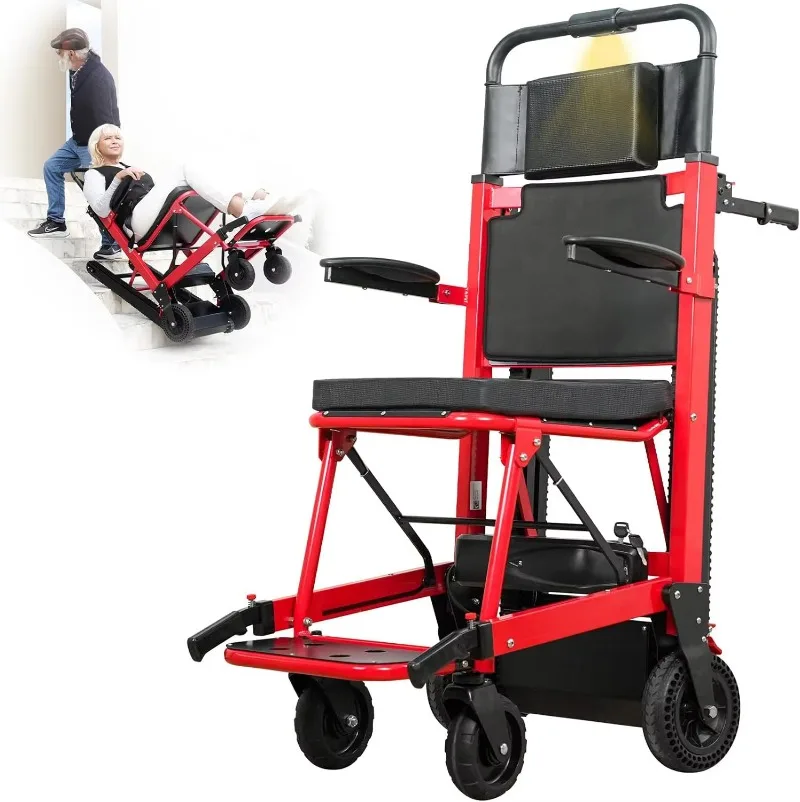 Powered Stair Climbing   with Adjustable Track Lift System Indoor Outdoor for Elderly Disabled