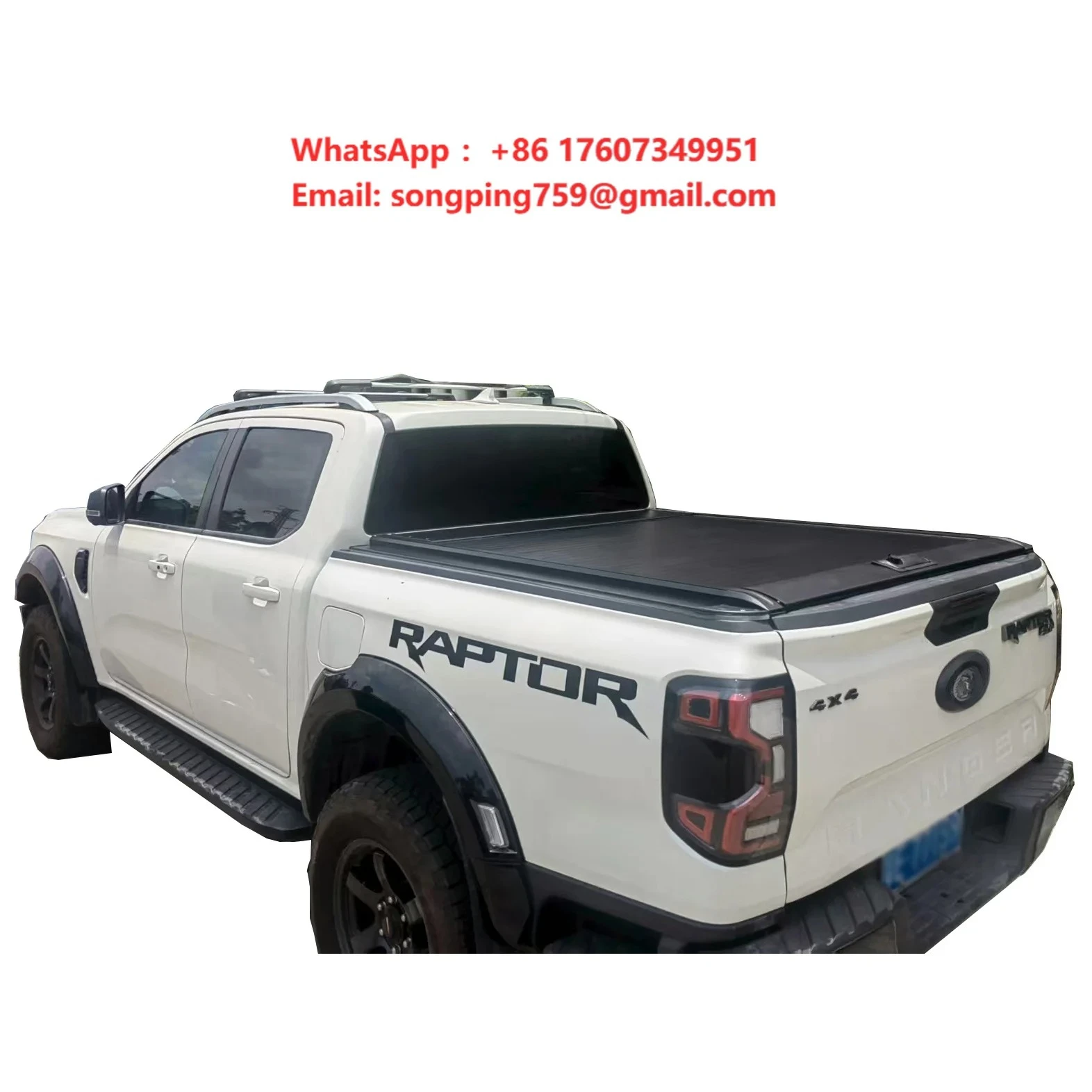 Aluminum Alloy Hard Electric Retractable Waterproof Locking Roll up Folding Truck Cargo Box Cover for Ford F-150 Maverick Ranger