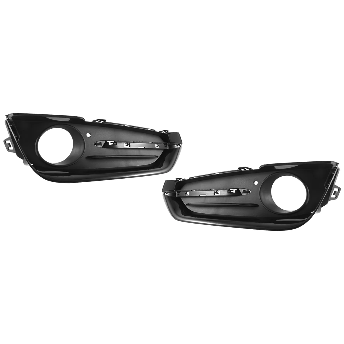 1 Pair LH+RH Bumper Fog Lamp Grille for BMW 2 Series F22 F23 2017-2021 Fog Lamp Cover 51117452299 51117452300