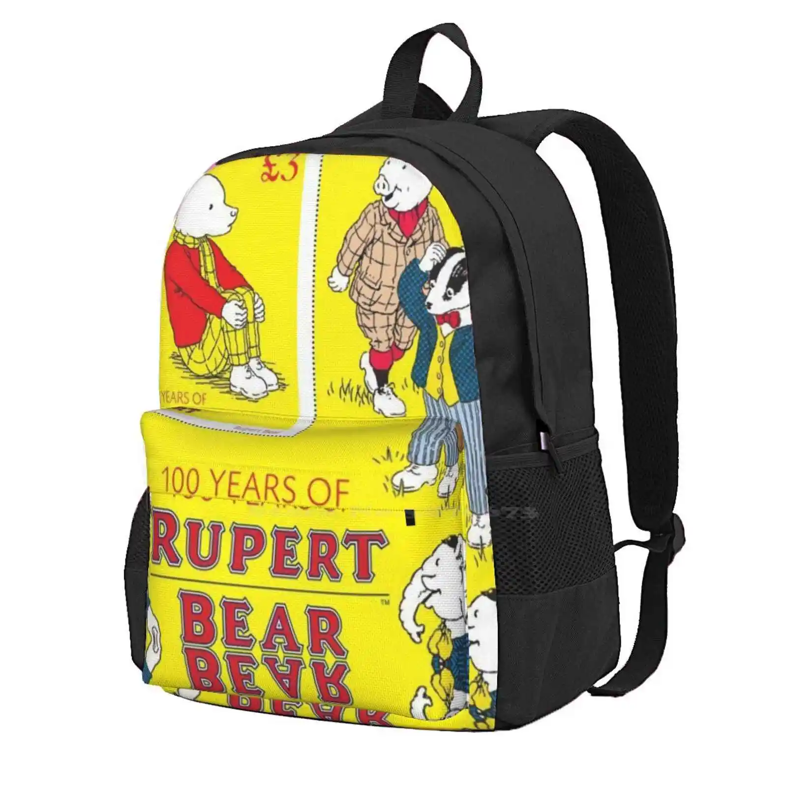 

Rupert Bear Kids T-Shirt Design Fuuny Rupert Bear Travel Laptop Bagpack School Bags Rupert Bear And Friends Comics Uk Nostalgia