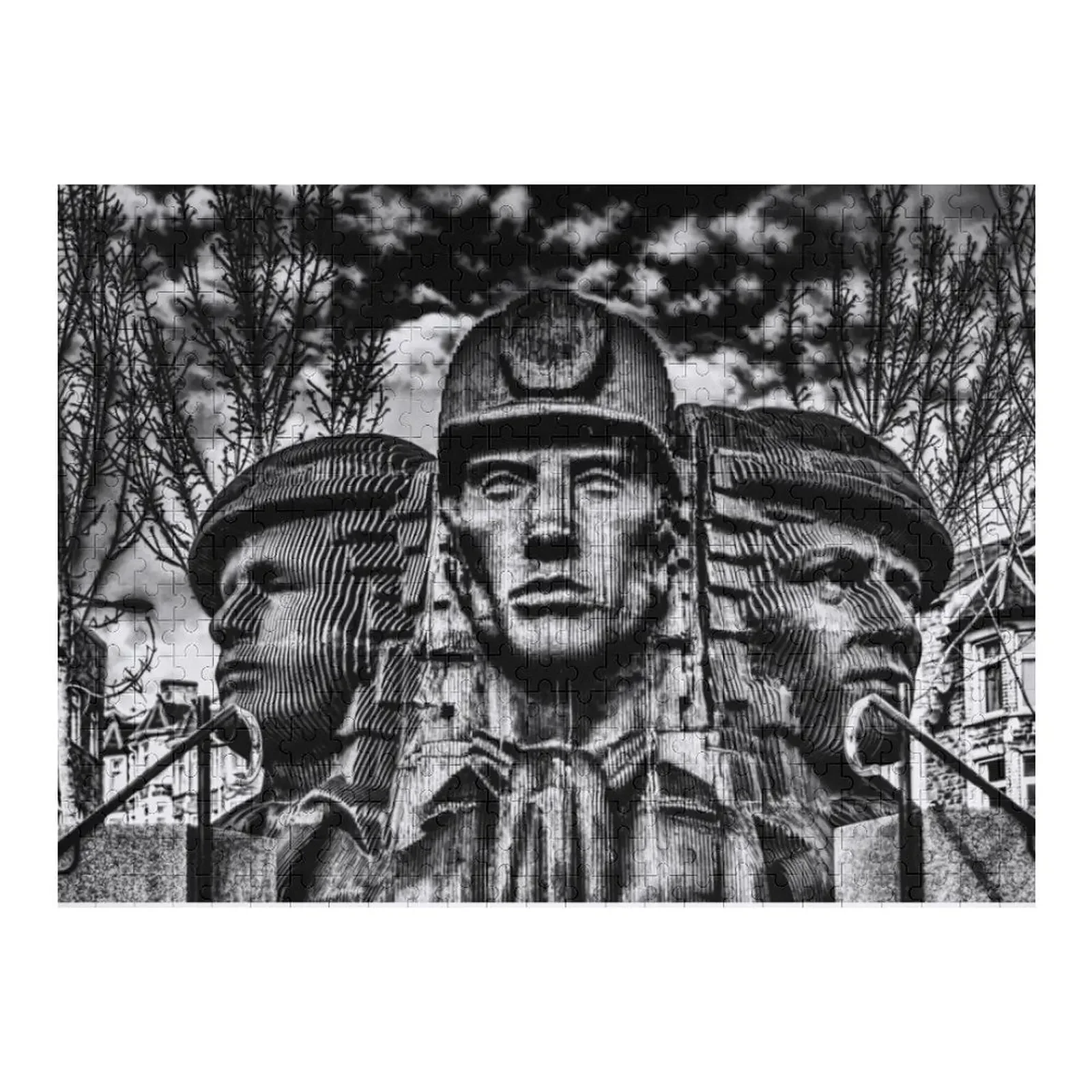 Скульптура-пазл Bargoed Miners, детская игрушка, головоломка на заказ, персонализированная детская игрушка-головоломка