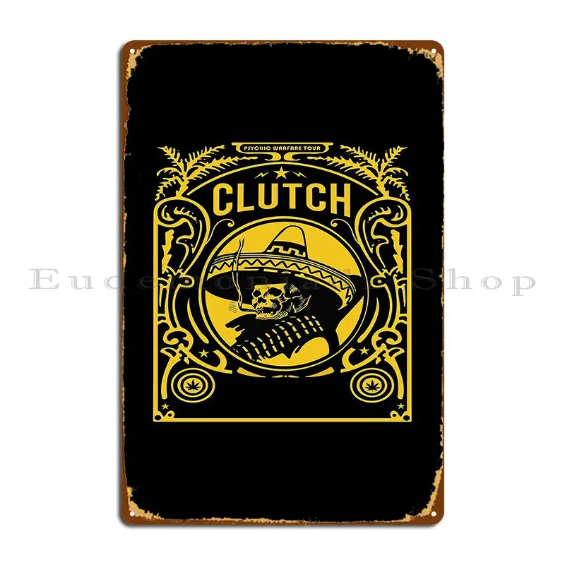 Clutch Metal Signs Cinema Cave Vintage Cinema Designer Tin Sign Poster