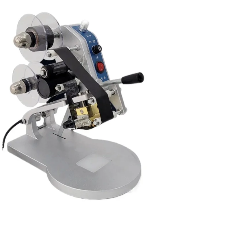 110V/220V DY-8 Hand pressure color ribbon coding machine Production date Plastic bag Food bag Flat manual small coding machine