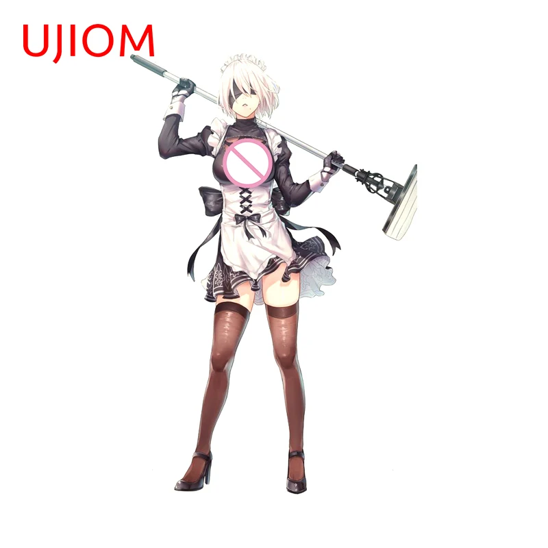 UJIOM Hot 2B NieR Gaming Wall Sticker Interesting Door Waterproof PVC Decal Modern Room Decoration Accessories for Bedroom