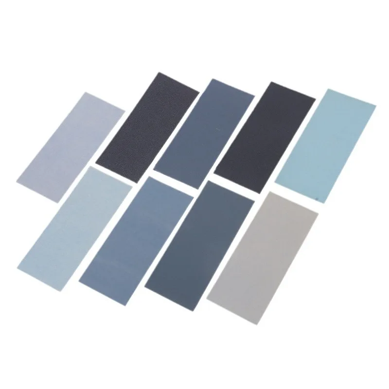 Kit de papier abrasif extra fin, papier abrasif, papiers abrasifs convertibles à l'eau et à sec, bois et métal, polissage automobile, grain 1000-10000, 50 pièces