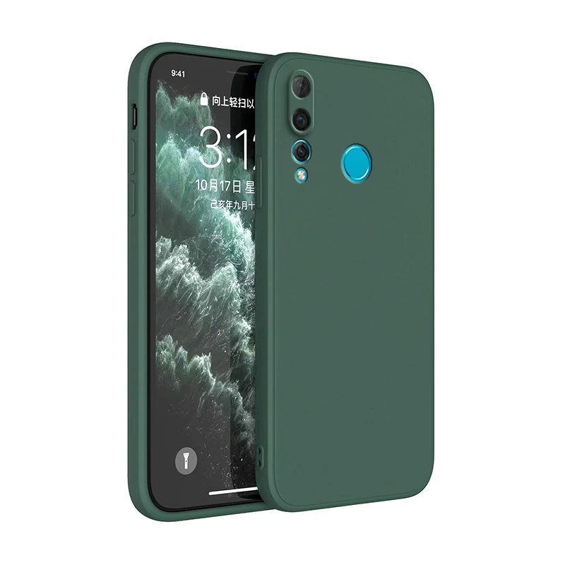Square Liquid Silicone Phone Case for Huawei Y6P Y7P 2020 P40 lite E Y6 Y6S Y7 Y9 Prime 2019 P smart Z P30 Lite Back Cover Case view 5