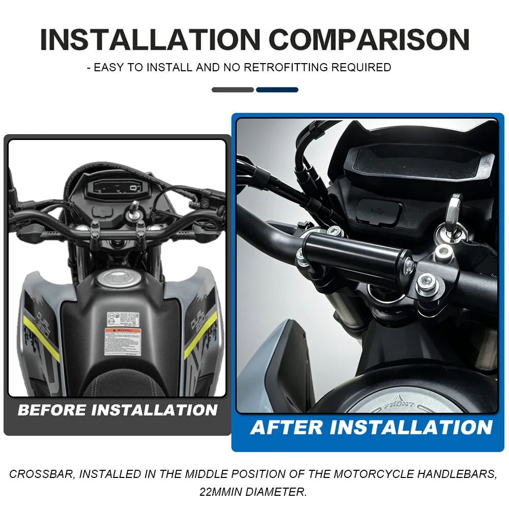 For CFMOTO 250 DUAL 2026- Motorcycle accessories 250DUAL 250 DUAL GPS Holder Mobile Phone Navigation Bracket Holder Stand