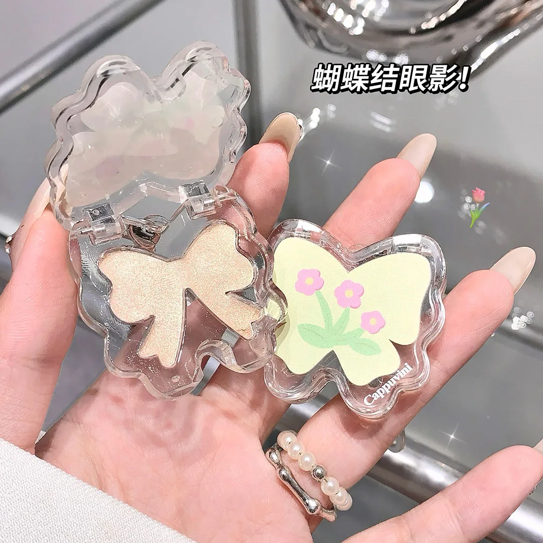 Cappuvini Glitter Eyeshadow Pearl Creamy Long Lasting Waterproof Sparkle Pigmented Makeup Pallette 2024 New Free Shipping